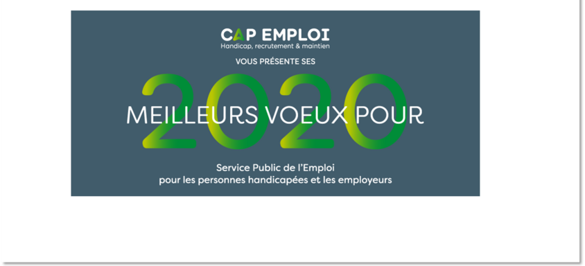 2020 Cap Emploi Handicap recrutement et maintien